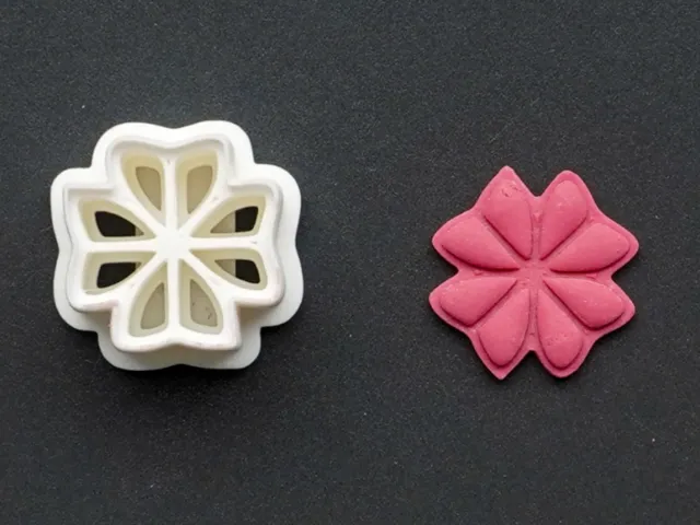 Flower Polymer Clay Cutter Earrings Necklaces