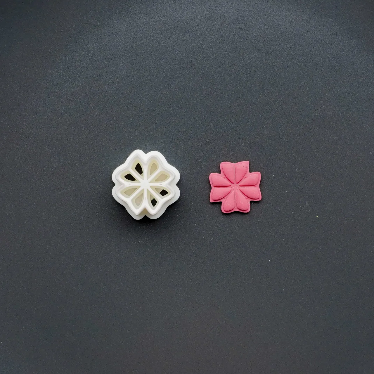 Flower Polymer Clay Cutter Earrings Necklaces view 2