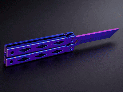 Butterfly Knife Trainer|Print-in-Place Fidget Toy