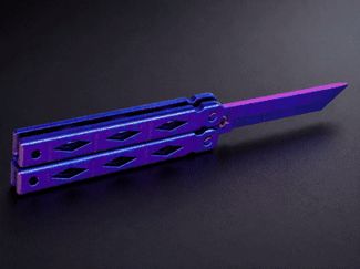 Butterfly Knife Trainer|Print-in-Place Fidget Toy