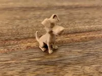 Figurine Jack Russell assis — style cartoon — photo 2