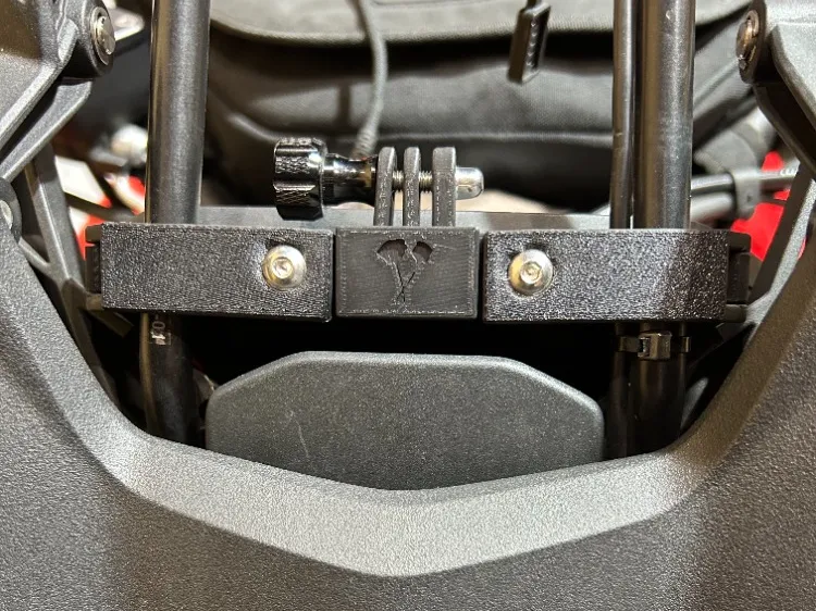 BMW GS GSA XR action camera Gopro DJI Insta360 