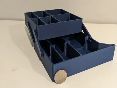 Stacked Sterilite Drawer Organizer