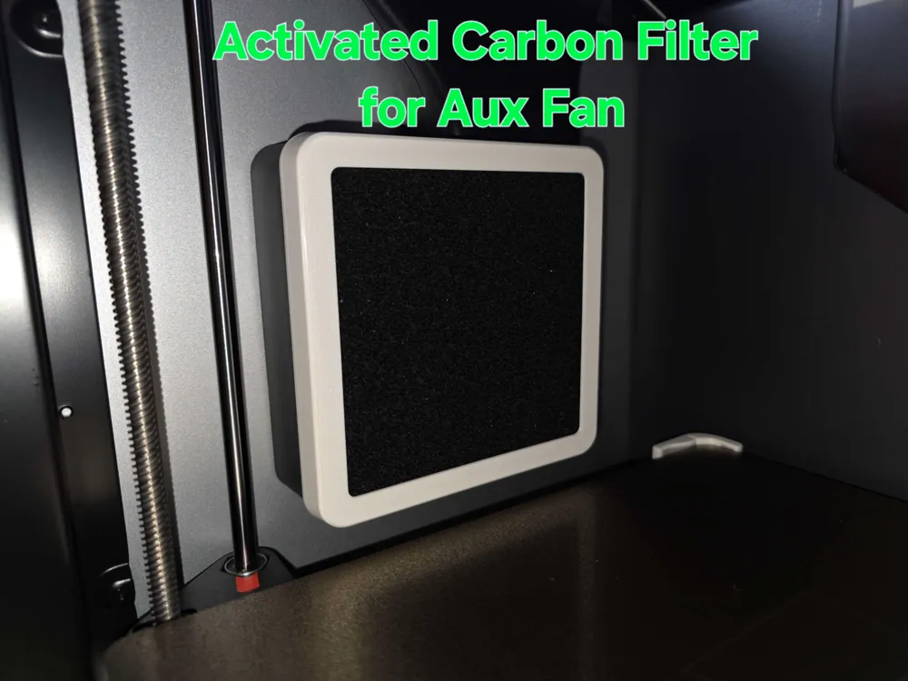 HEPA Kohleluftfilter für Bambu Lab P1S, X1/X1C – Kostenloses 3D-Druckmodell HEPA Kohleluftfilter für Bambu Lab P1S, X1/X1C – Kostenloses 3D-Druckmodell