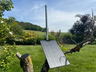 Großer MeshCore / Meshtastic Solar Repeater