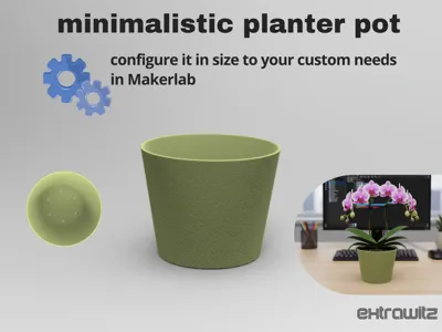 Configurable Plant Pot – Customizable Design