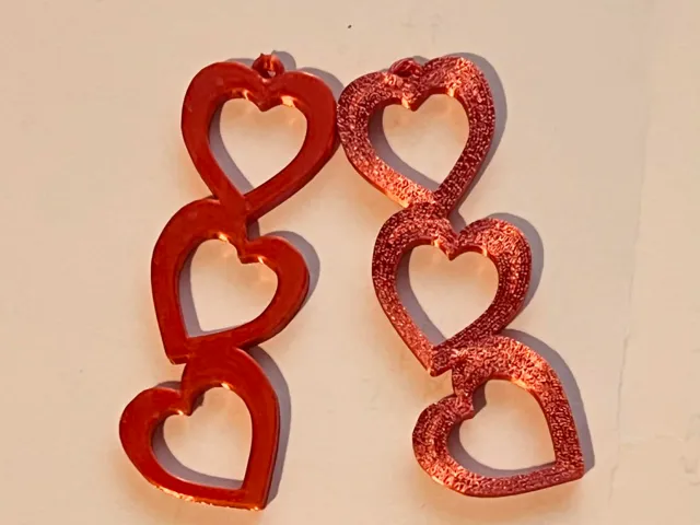 Valentines Heart Earrings