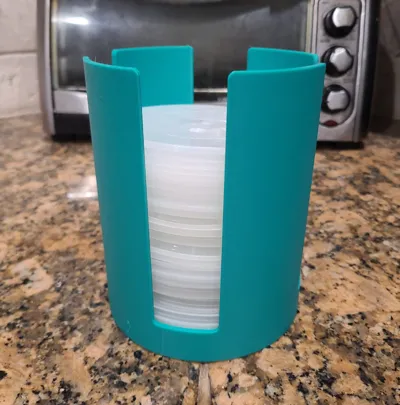 To-go Container Lid Holder