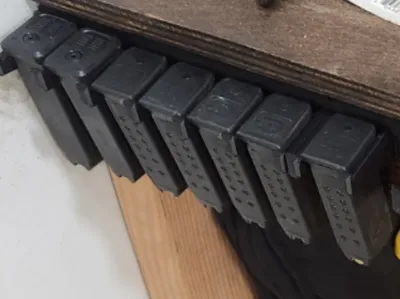 Better glock mag mount.