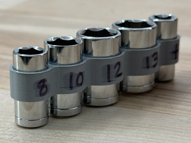 Socket caddy, 8, 10, 12, 13, hex bit