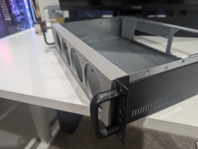 2U PC Case Front Panel - Free 3D Print Model - MakerWorld