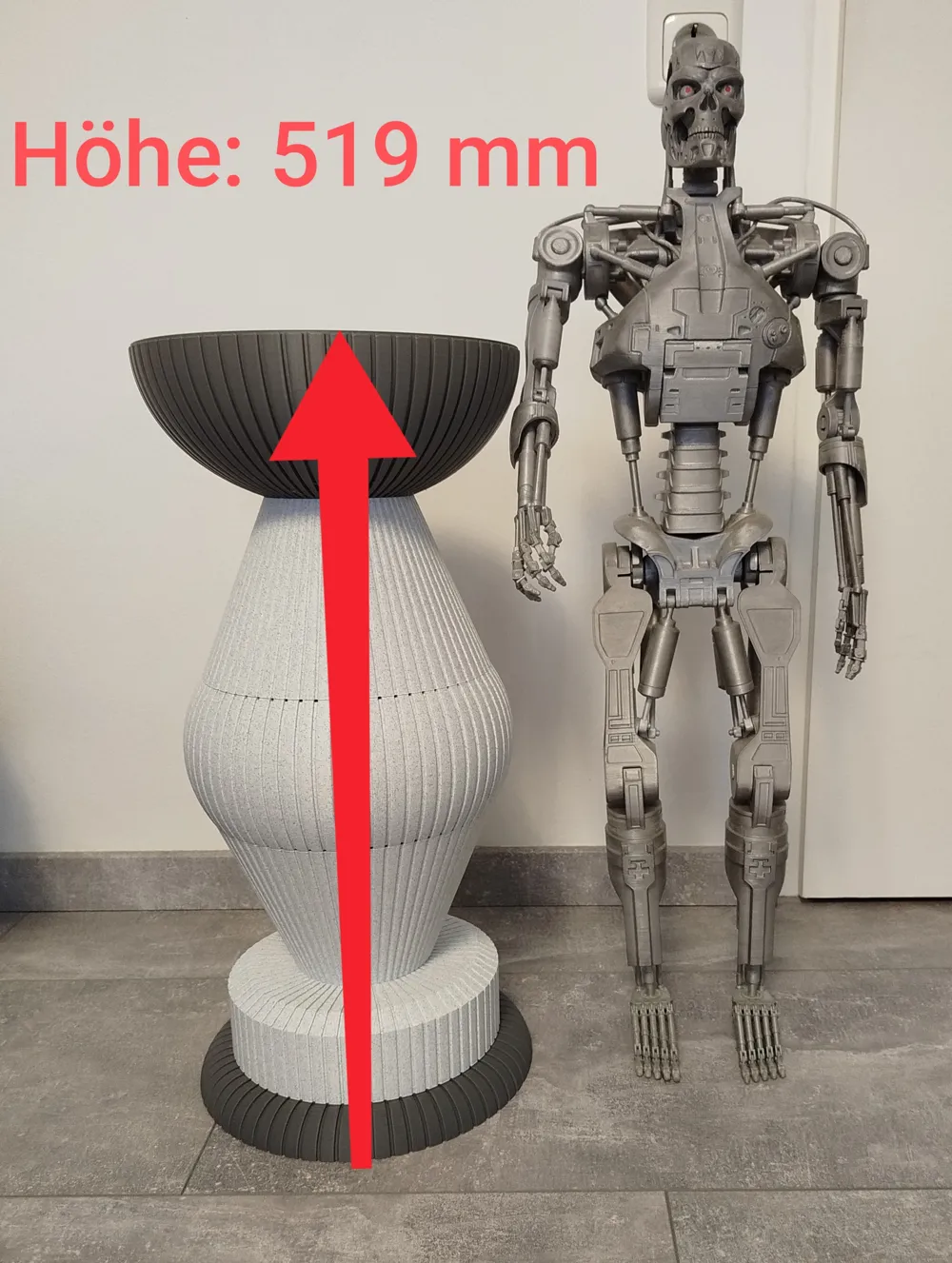 Ribbed Side Table - Free 3D Print Model - MakerWorld
