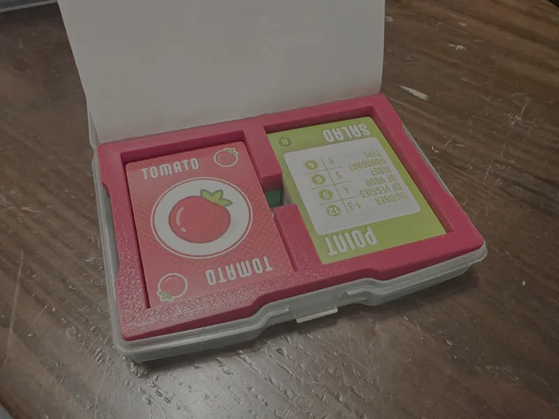 Insert for Point Salad in a 4x6 Picture Box