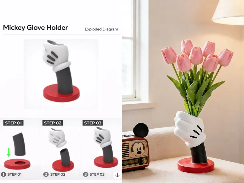 Mickey Glove Holder
