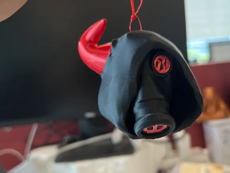 731恶魔头,防毒面具挂件,恶魔头挂件