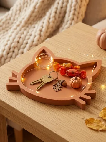 Organizador: Cat Tray – Cute Catchall Organizer | 3 Sizes — vista de referencia 2