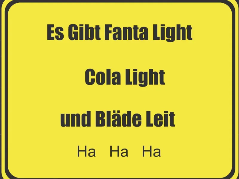 Bläde Leit Schild