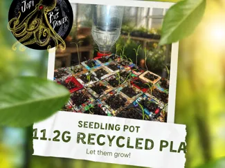 Seedling Poop Press and Cardboard Press