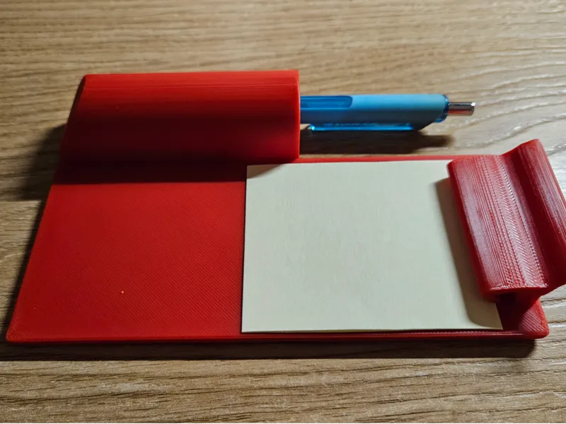 Fridge Magnet Organizer with Clip and Pen Holder