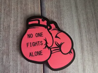 Cancer Boxing Gloves keychain