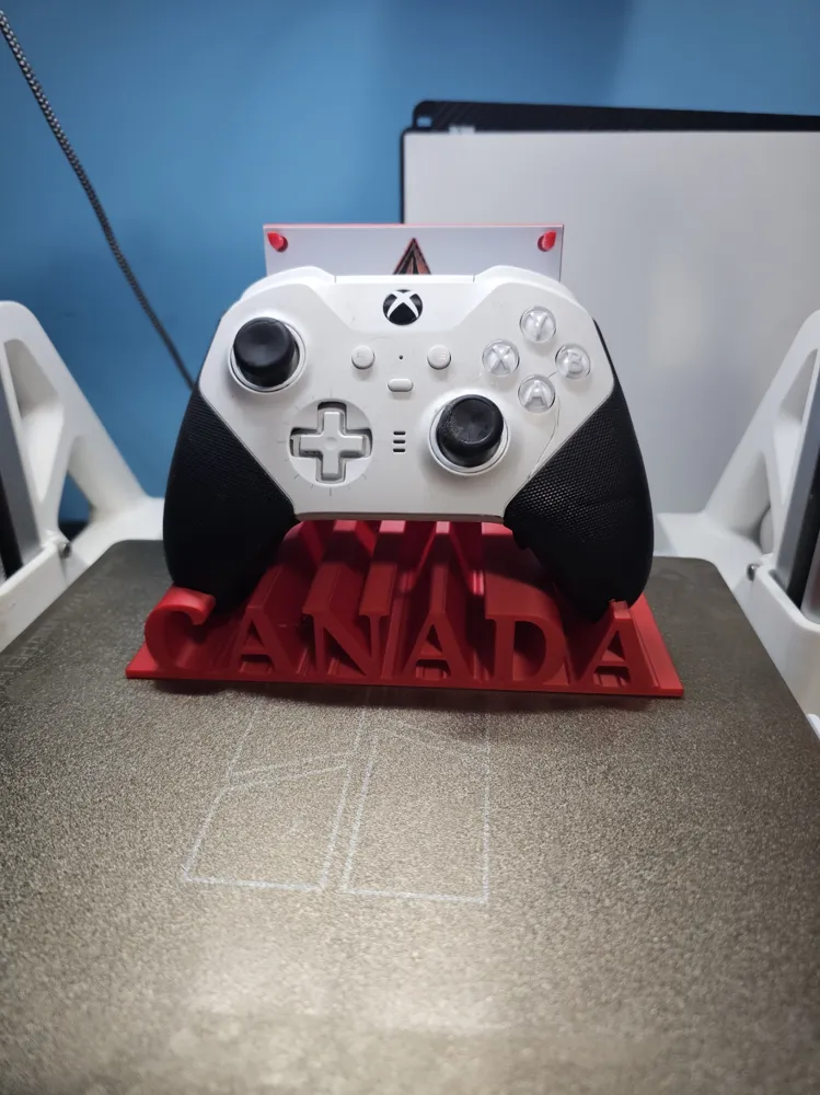 Xbox Controller Stand - CANADA - Free 3D Print Model - MakerWorld