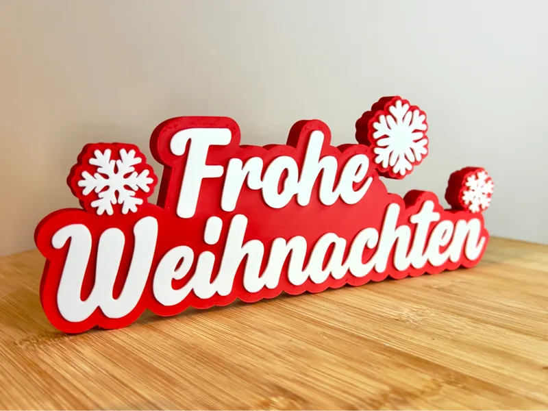Frohe Weihnachten Schneeflocke - glatte Oberfläche