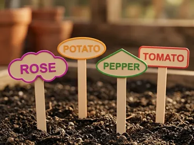 Customizable Plant & Flower Markers