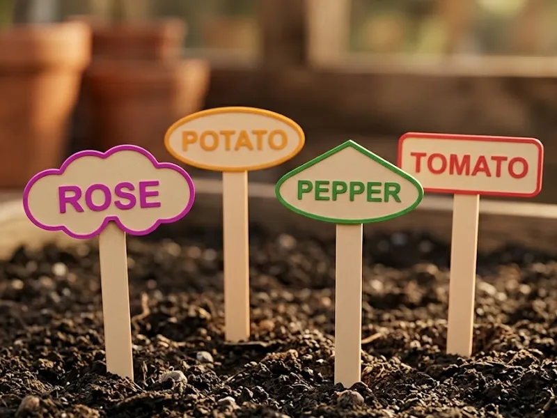 Customizable Plant & Flower Markers