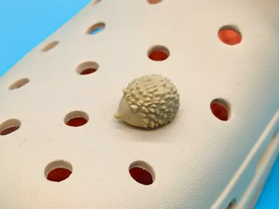 Cute Hedgehog croc charm