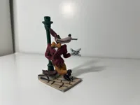 Loup façon Tex Avery, pose lampadaire — photo 2