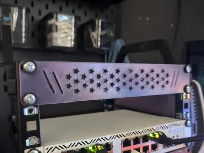 10-inch Rack Mount Blank Stars