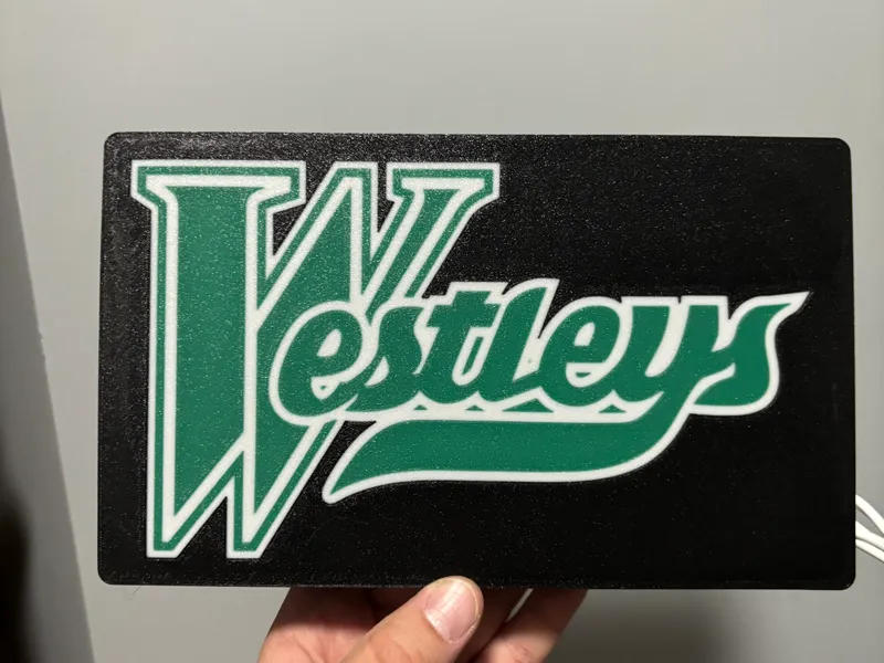 Saskatoon Westleys Logo Light Box