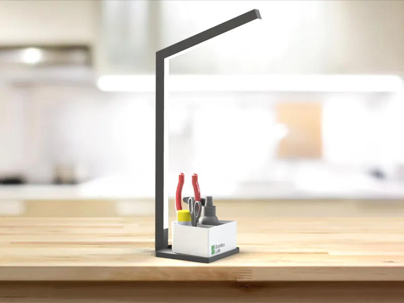 LED LAMP with Tool Organizer