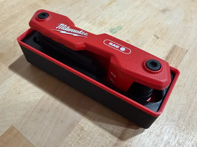 Milwaukee Hex Key Holder - Gridfinity