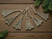 Set de décorations de sapin de Noël modernes — photo 1