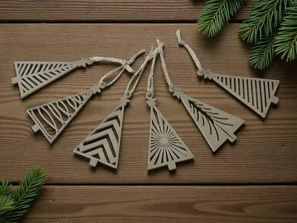 Set de décorations de sapin de Noël modernes