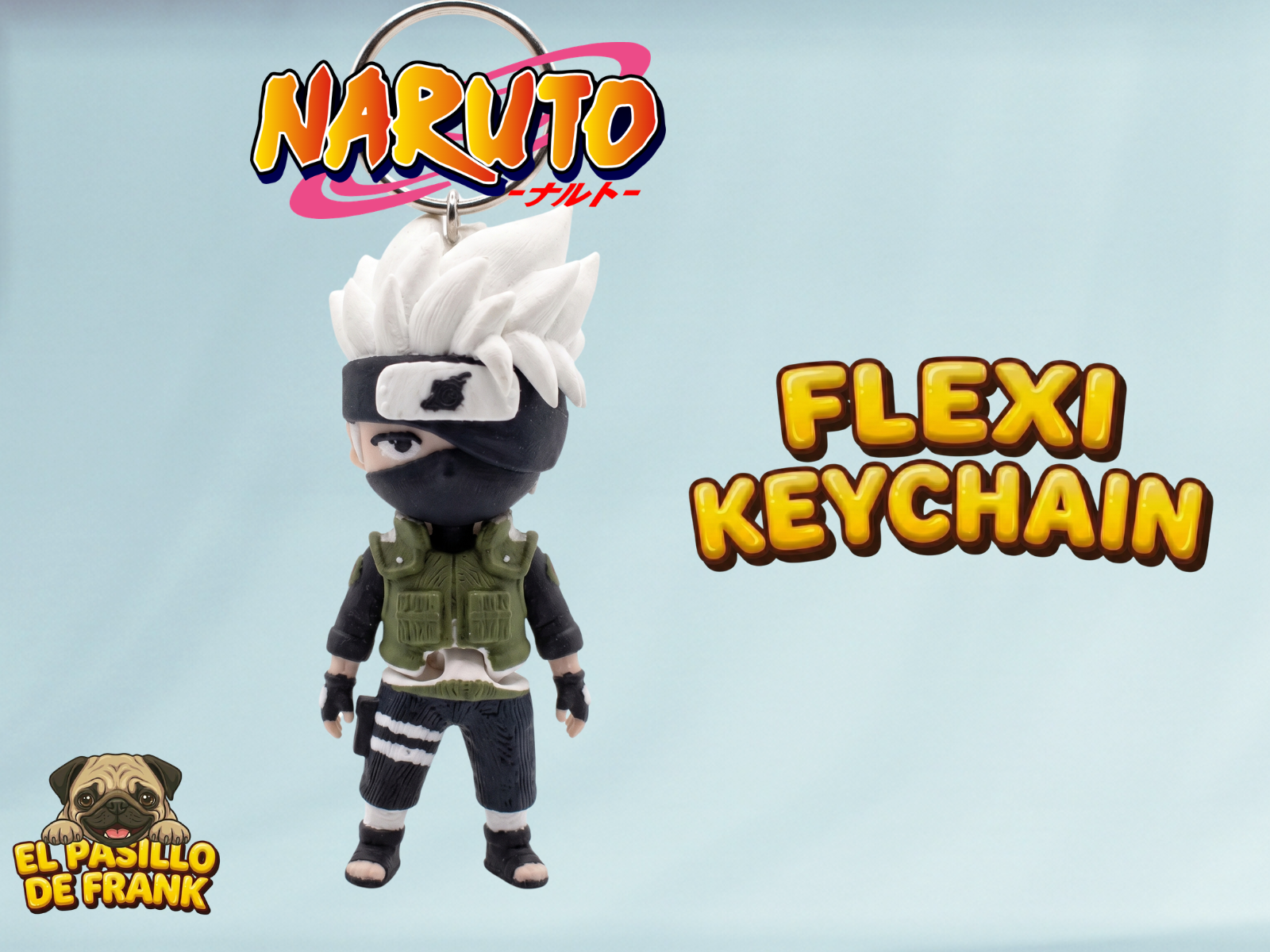 Kakashi Hatake Flexi-Keychain 