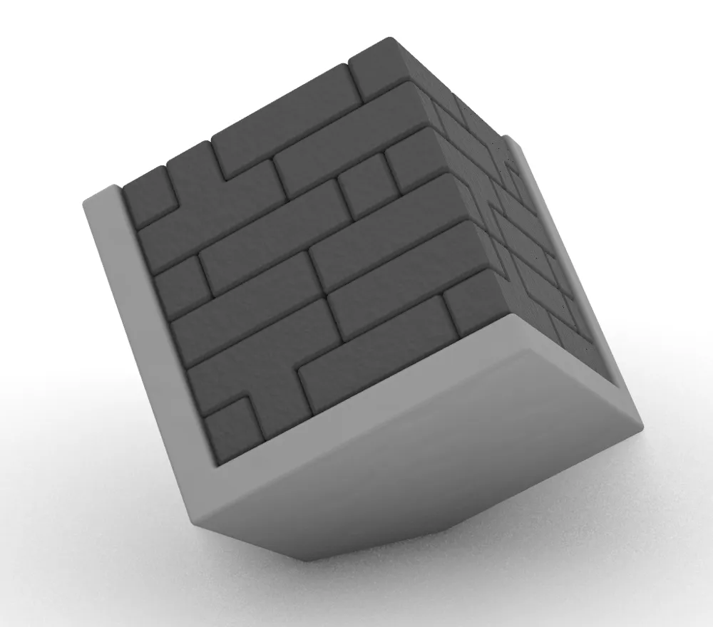 Puzzle Cube Brain Teaser (T's Version) - Free 3D Print Model - MakerWorld