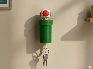 Appendi Chiavi a Parete di Super Mario - Toad