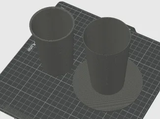 Abtropfbecher 2-teilig