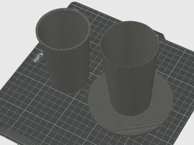 Draining cup 2-piece