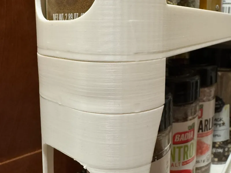 Spice Rack Pullout Height Extenders