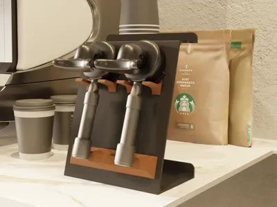 compact duo potafilter holder and accessories
