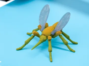 Letrero o emblema decorativo: Articulated Mosquito — vista de referencia 4