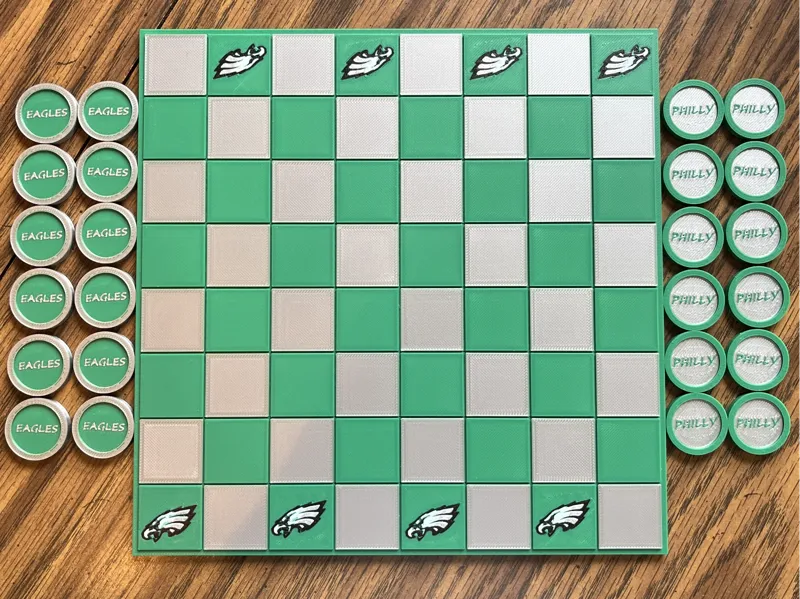 Philadelphia Eagles Checkerboard