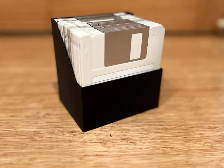 Floppy Disk Box Holder Organizer
