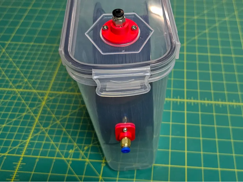 Dry Box Threaded PTFE Connectors