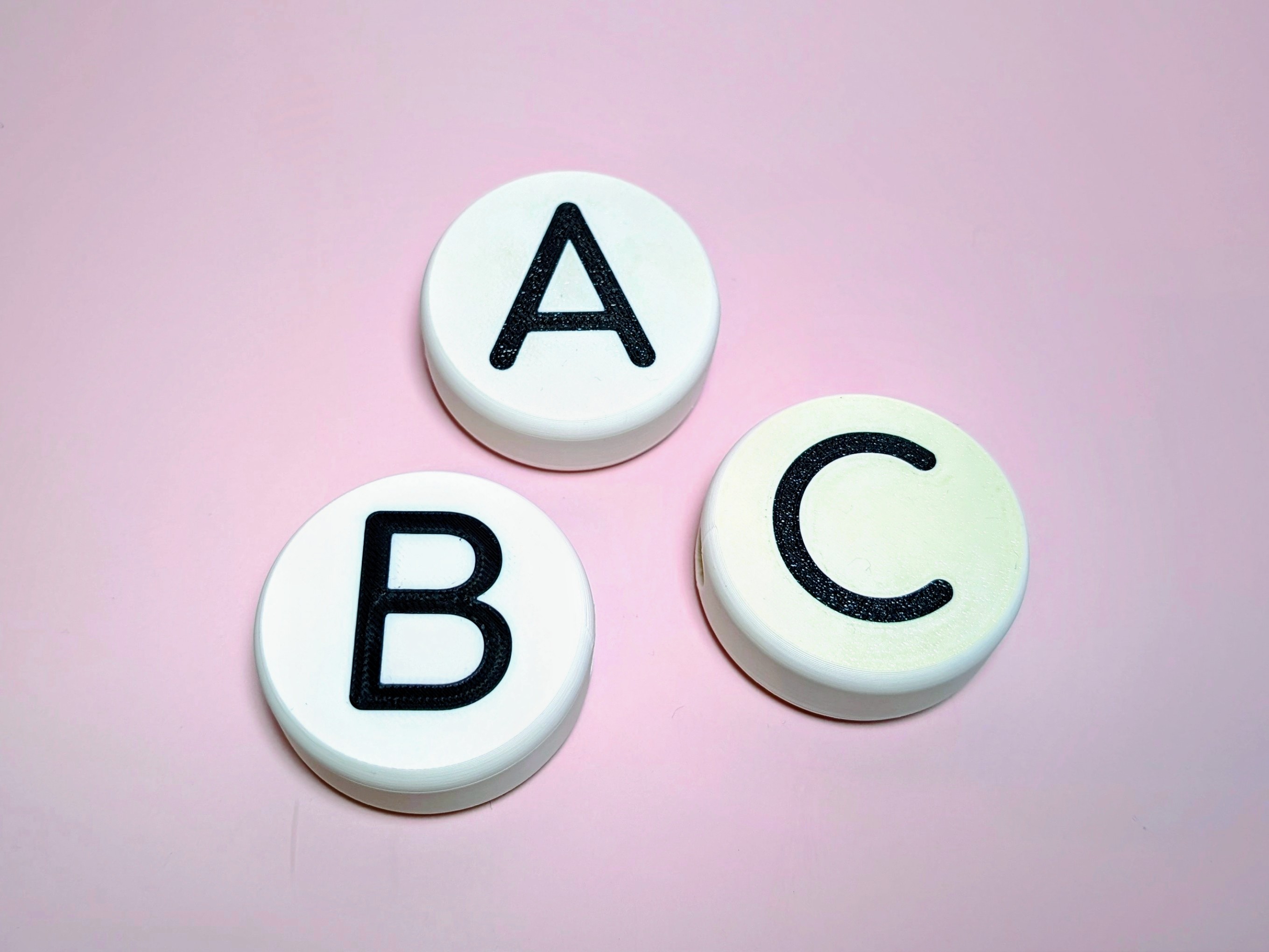 Big A–Z Letter Beads Decor 50mm – Custom Name - 1