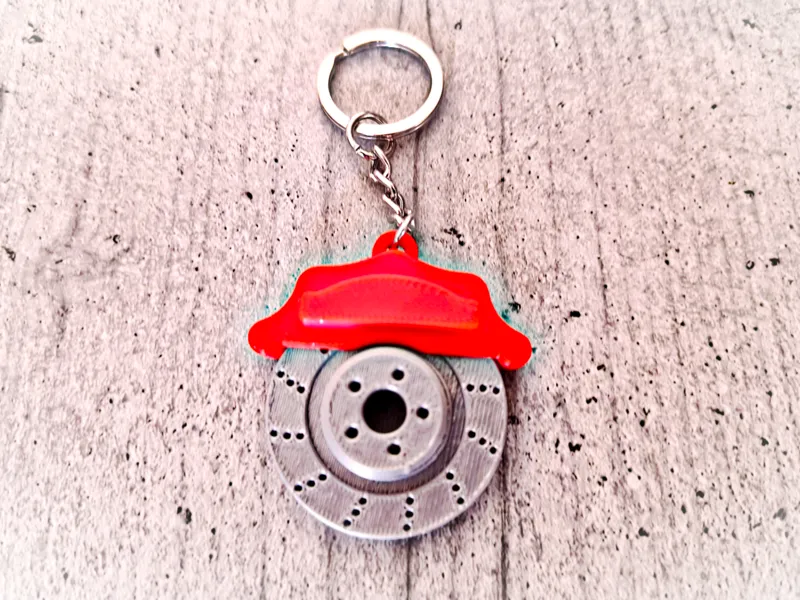 Brake disc - keychain