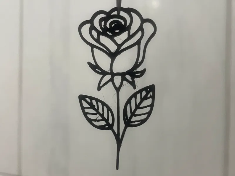 Rose earring